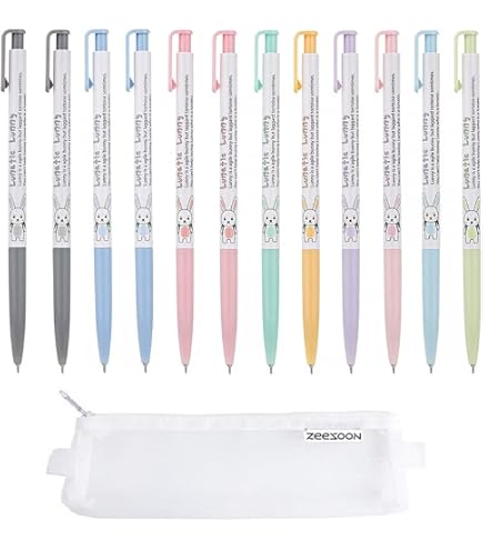lunlunページ◇ Amazon.com : ZEESOON Xeno Lunatic Lunny 0.38mm Slim Ball Point Pen
